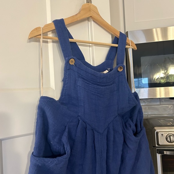 Free-est Sun-Drenched Overall in True Blue size small - Picture 5 of 12